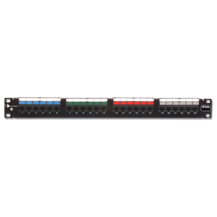 Patch Panel Plano Siemon HD6-24B Cat. 6 - 24 Puertos 1RU